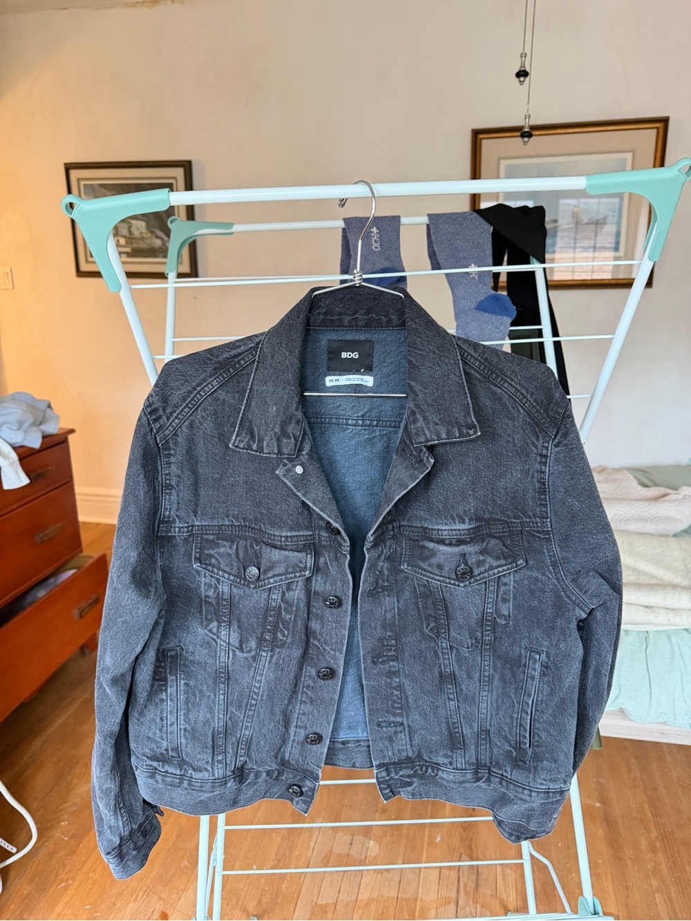 BDG women’s Washed Black Denim Jacket